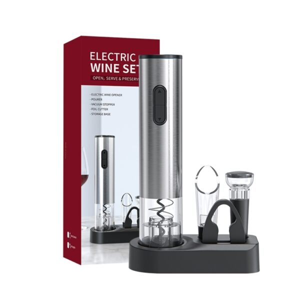 electric wine bottle opener set