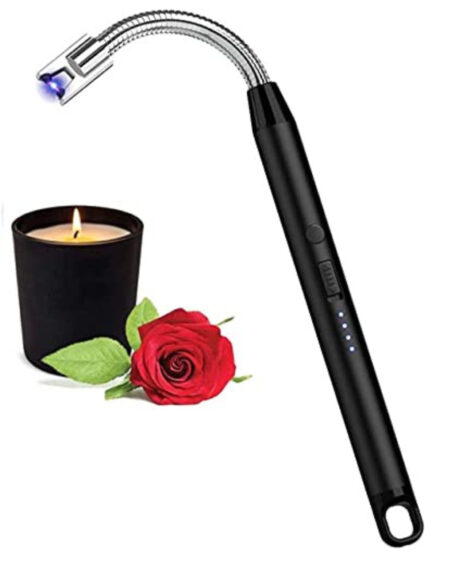 BEBO CREATIONS Electric Arc Plasma Lighter for Gas Stove, Candles, Charcoal & Fire Crackers | Rechargeable with USB Type-C