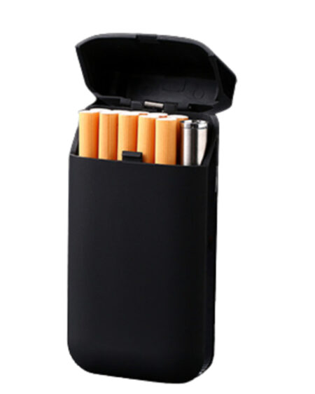 Bebo Creations Cigarette Case with Lighter Portable, Hold 10/20 Cigarette