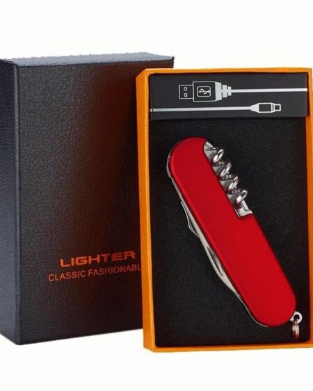 BEBO CREATIONS Dual Arc Plasma Lighters - Outdoor Camping Lighter for Men Women,Type-C Rechargeable Electric Windproof ELighter, Fancy Lighters