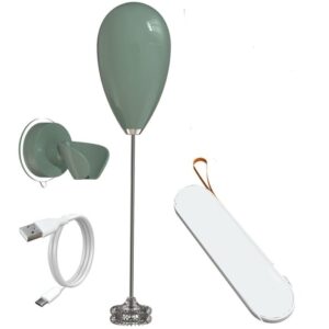 BEBO CREATIONS Versatile Coffee Maker Machine for Home with Electric Coffee Frother, Milk Frother, and Hand Blender for Perfect Brews, Washable, Rechargable Type C Charging