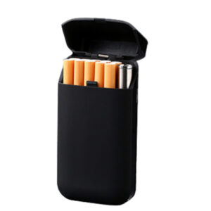 Bebo Creations Cigarette Case with Lighter Portable, Hold 10/20 Cigarette